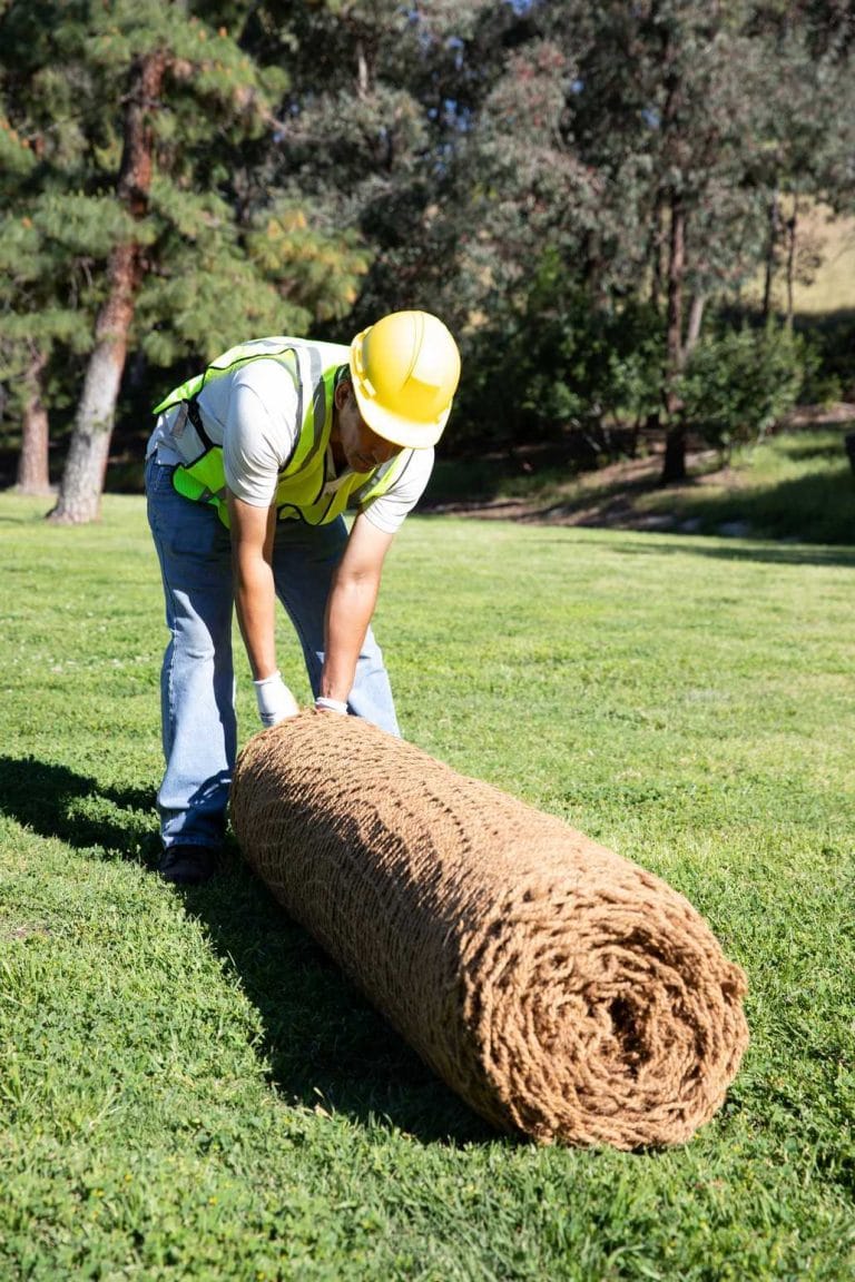 Coir matting for erosion control in the united states of america supplied by coir Lanka USA